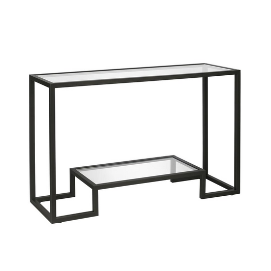 Athena 47.75'' Wide Rectangular Console Table in Blackened Bronze