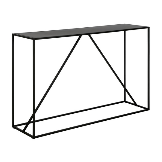 Pia 45'' Wide Rectangular Console Table in Blackened Bronze