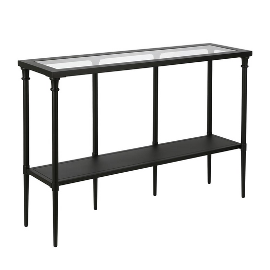 Dafna 45'' Wide Rectangular Console Table in Blackened Bronze