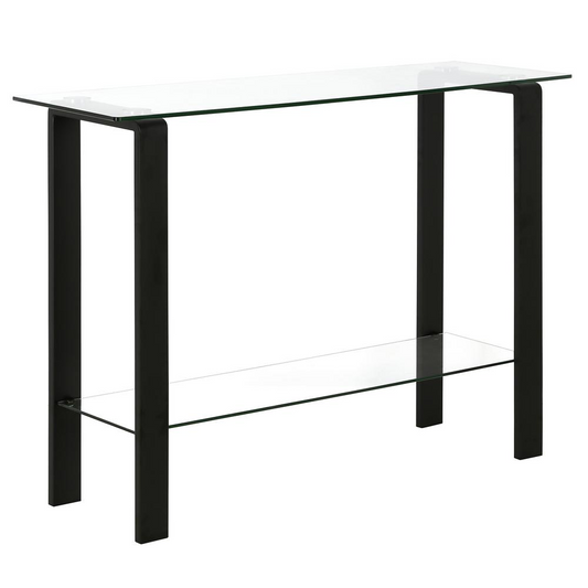 Asta 42'' Wide Rectangular Console Table in Blackened Bronze