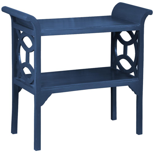 Sunset Trading Cottage Blue Accent Table and Console | Salty Dog Navy Blue