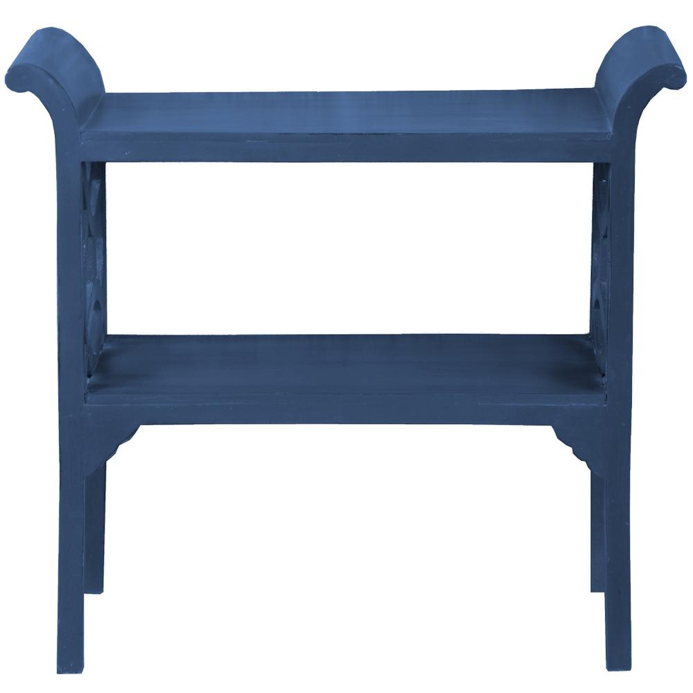 Sunset Trading Cottage Blue Accent Table and Console | Salty Dog Navy Blue