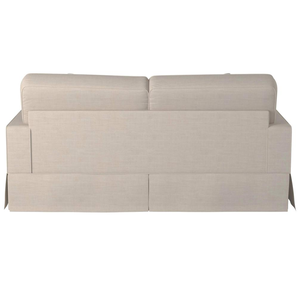 Sunset Trading Americana Slipcover for Box Cushion Track Arm Sofa | Linen