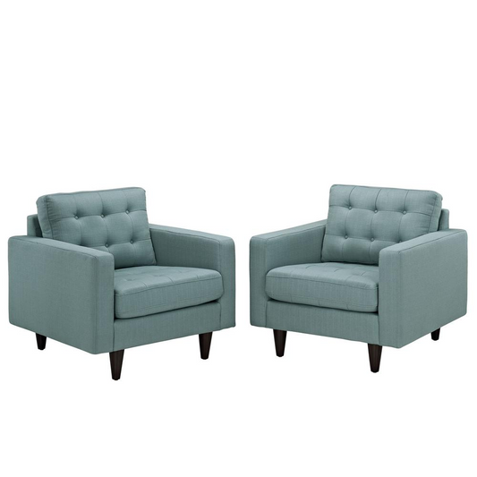 Empress Armchair Upholstered Set of 2