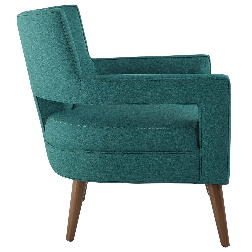 Sheer Upholstered Fabric Armchair