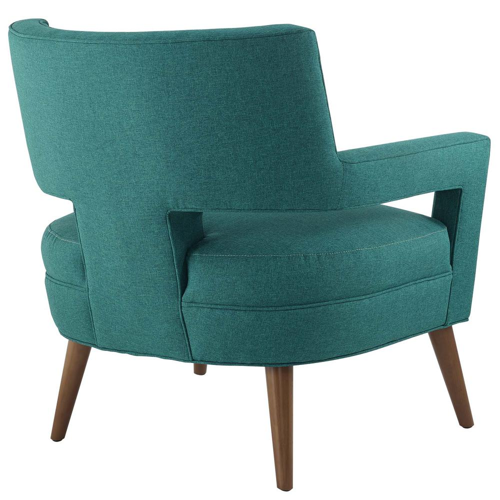 Sheer Upholstered Fabric Armchair