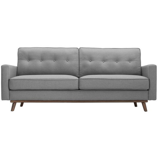 Prompt Upholstered Fabric Sofa - Light Gray EEI-3046-LGR