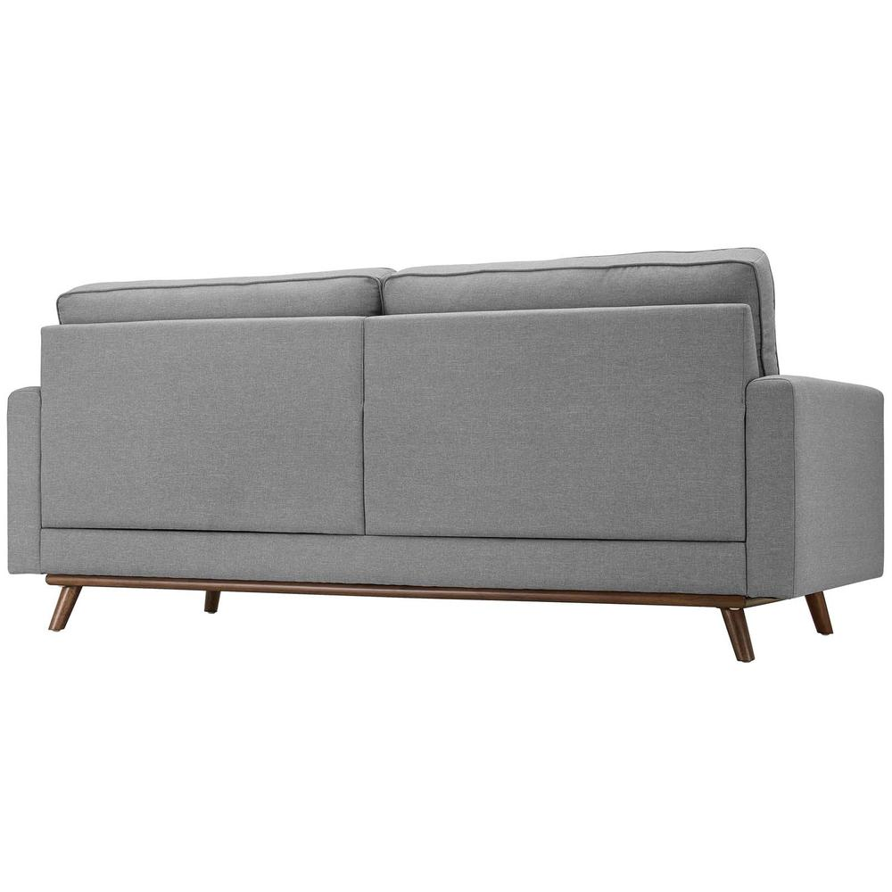 Prompt Upholstered Fabric Sofa - Light Gray EEI-3046-LGR