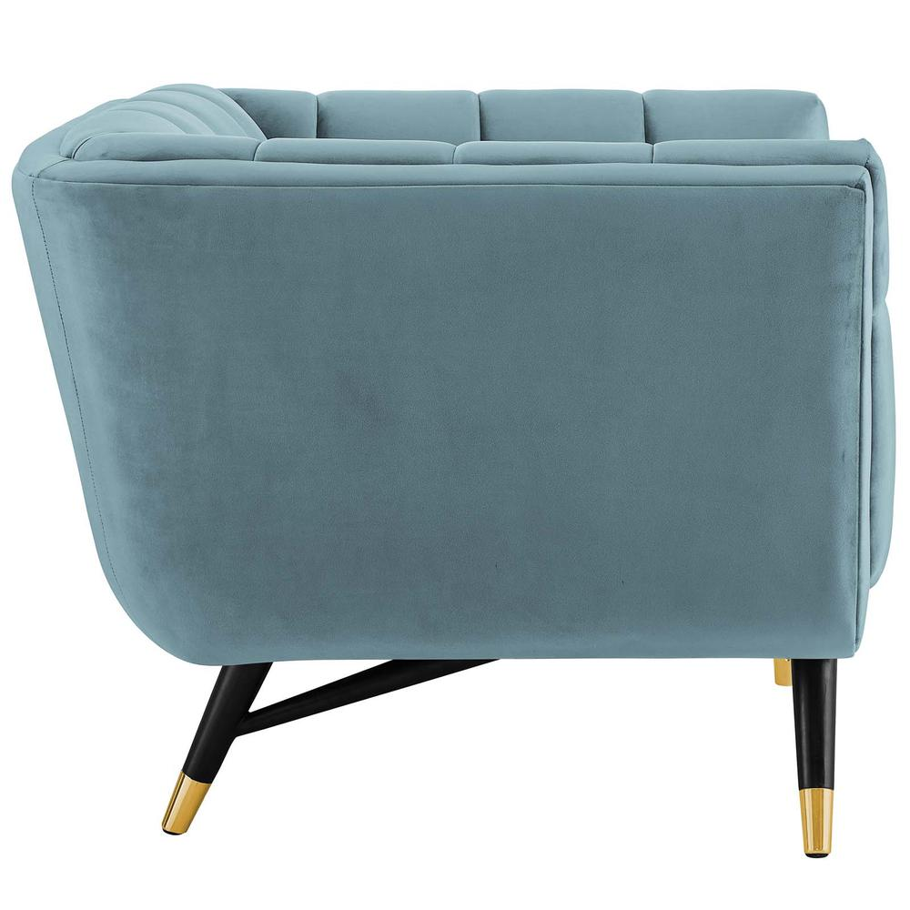 Adept Upholstered Velvet Armchair