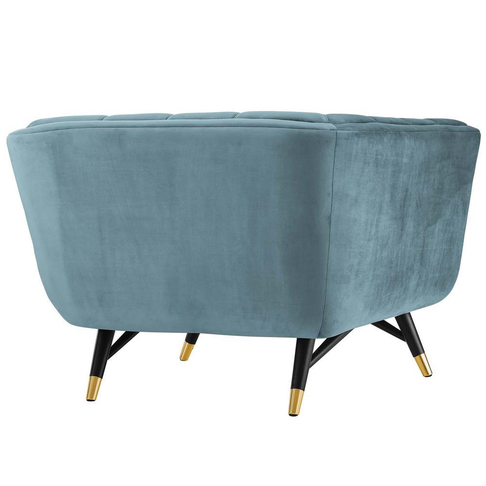 Adept Upholstered Velvet Armchair