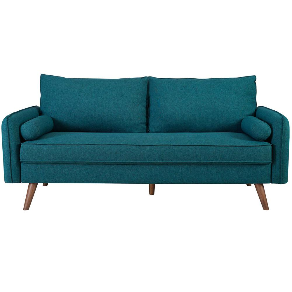 Revive Upholstered Fabric Sofa - Teal EEI-3092-TEA