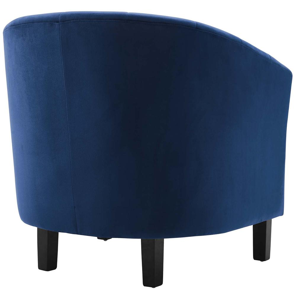 Prospect Channel Tufted Performance Velvet Armchair - Navy EEI-3188-NAV