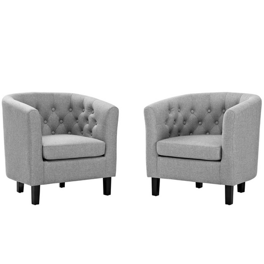 Prospect 2 Piece Upholstered Fabric Armchair Set