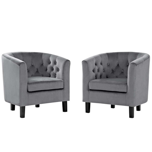 Prospect 2 Piece Velvet Armchair Set