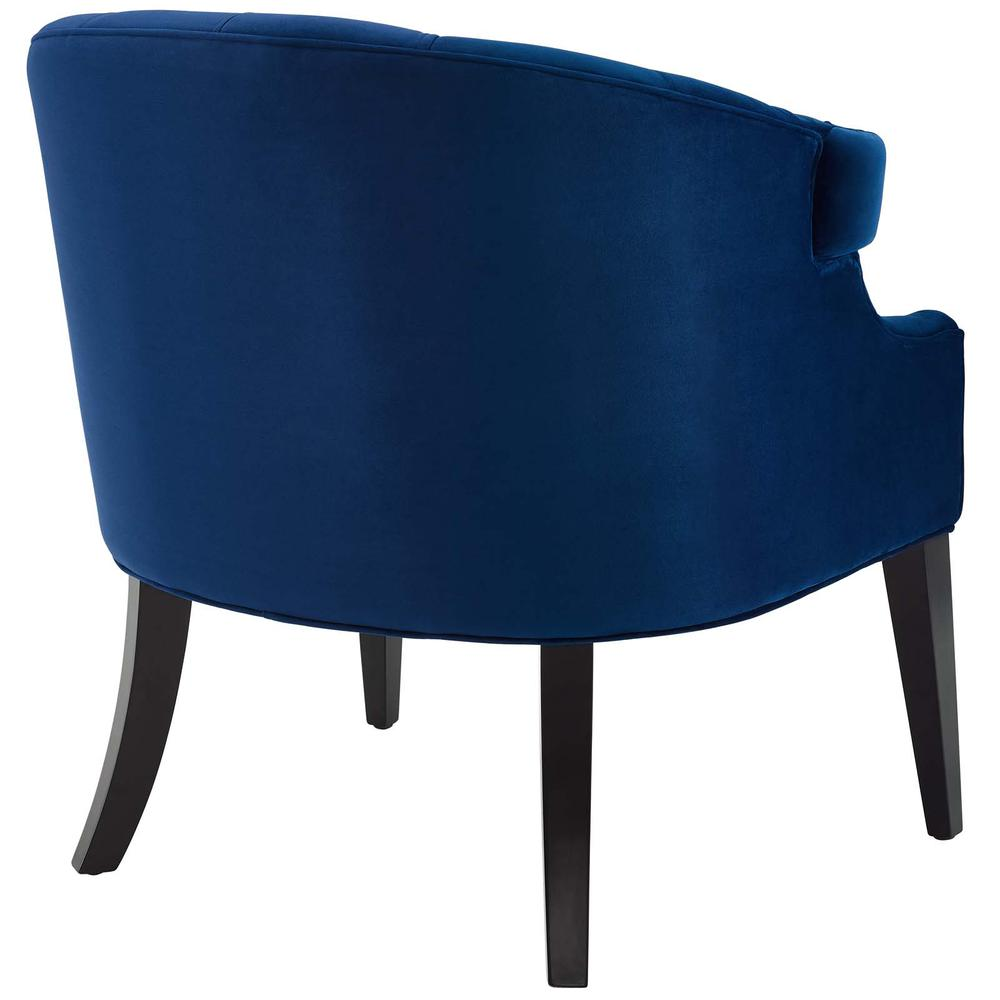 Precept Accent Performance Velvet Armchair - Navy EEI-3452-NAV