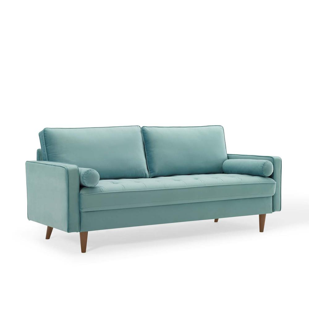 Valour Performance Velvet Sofa - Mint EEI-3764-MIN