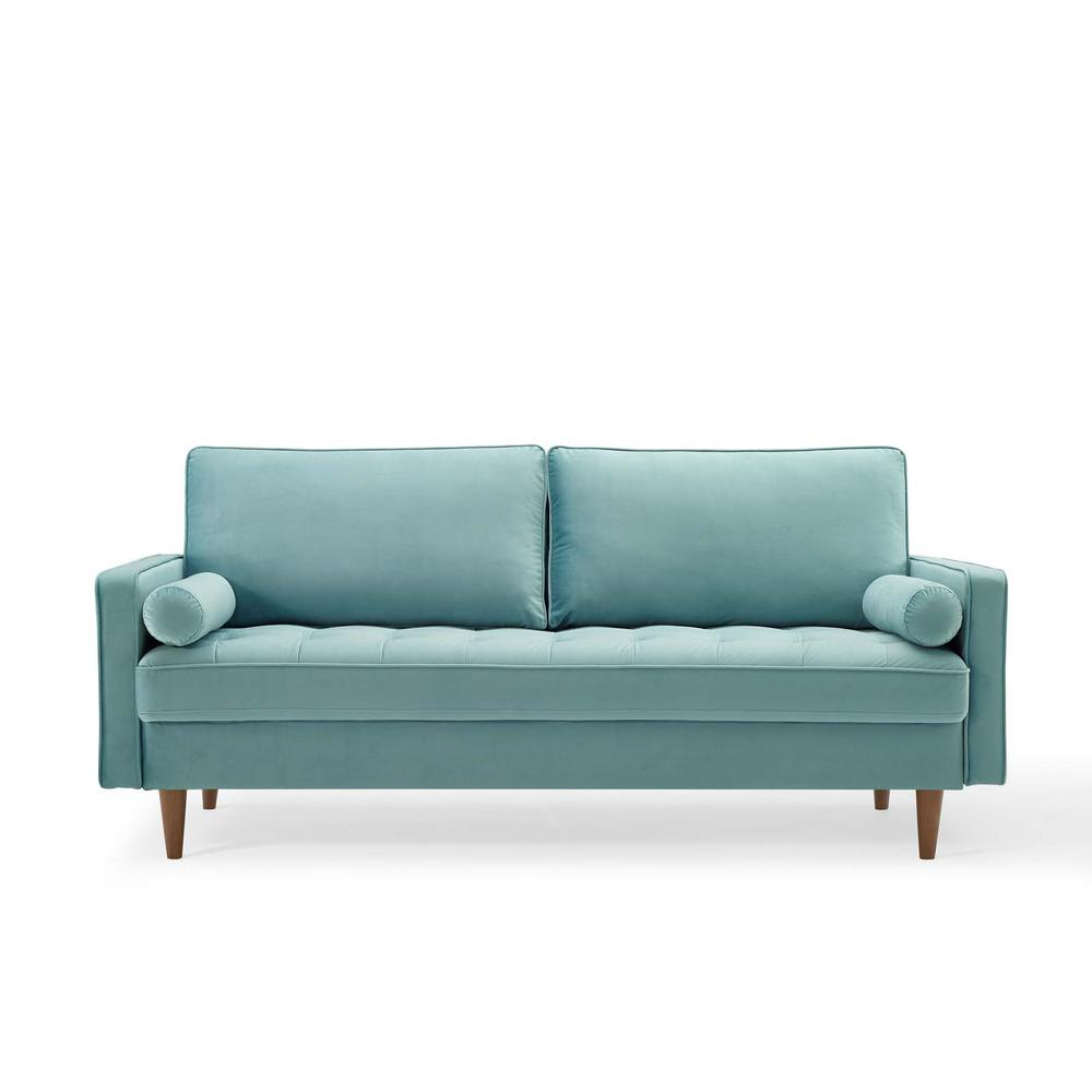 Valour Performance Velvet Sofa - Mint EEI-3764-MIN