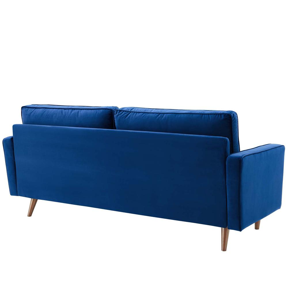 Valour Performance Velvet Sofa - Navy EEI-3764-NAV