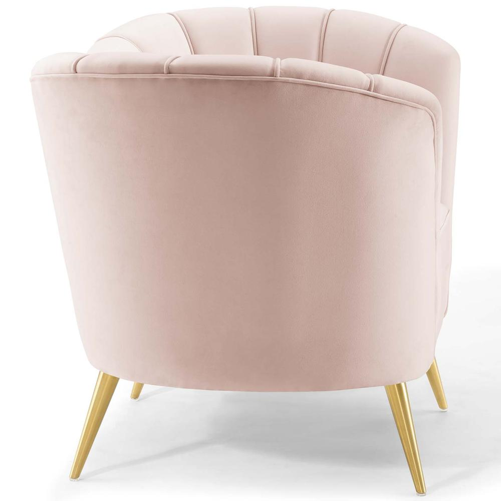 Opportunity Performance Velvet Armchair - Pink EEI-3874-PNK