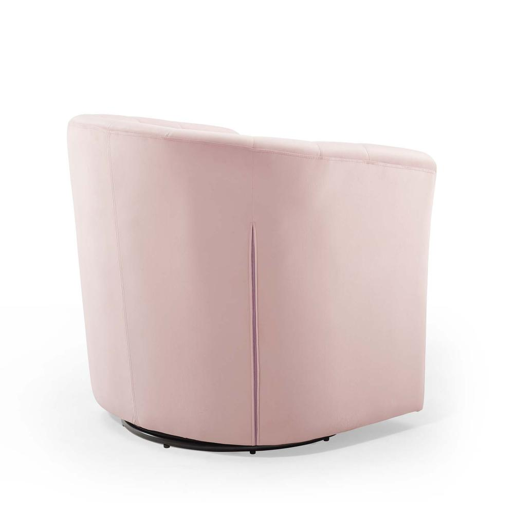 Prospect Tufted Performance Velvet Swivel Armchair - Pink EEI-4138-PNK