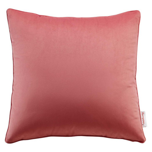 Enhance 18" Performance Velvet Throw Pillow - Blossom