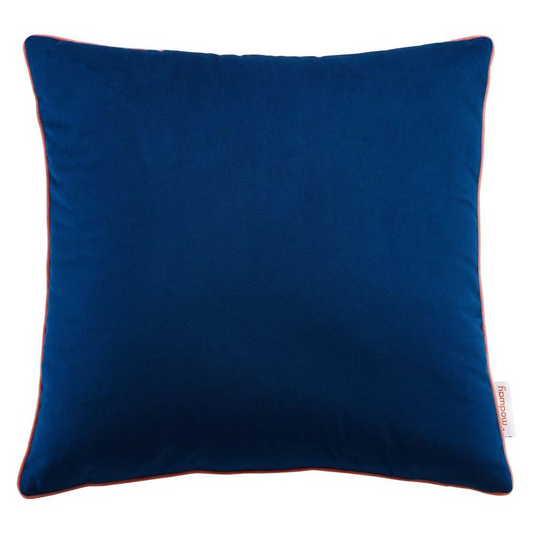 Accentuate 18" Performance Velvet Throw Pillow - Navy Blossom