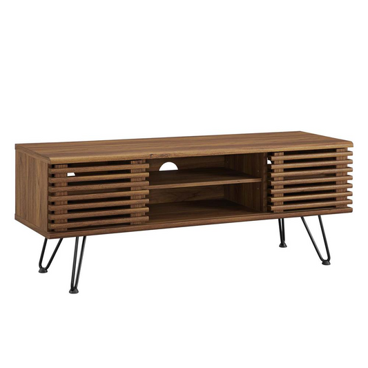 Render 46" Media Console TV Stand - Walnut EEI-4586-WAL