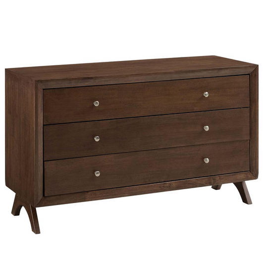 Providence Three-Drawer Dresser or Stand - Walnut MOD-6059-WAL