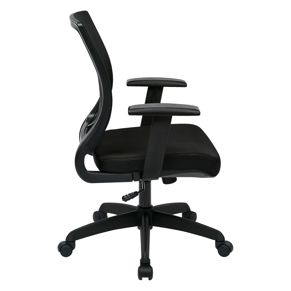 Screen Back Chair with Mesh Seat