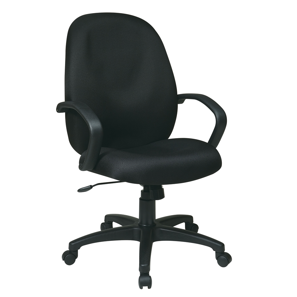 Executive High Back Managers Chair with Fabric Back