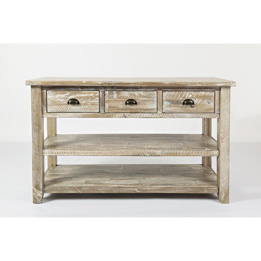 Artisan's Craft Sofa Table - Washed Grey - The Room Store