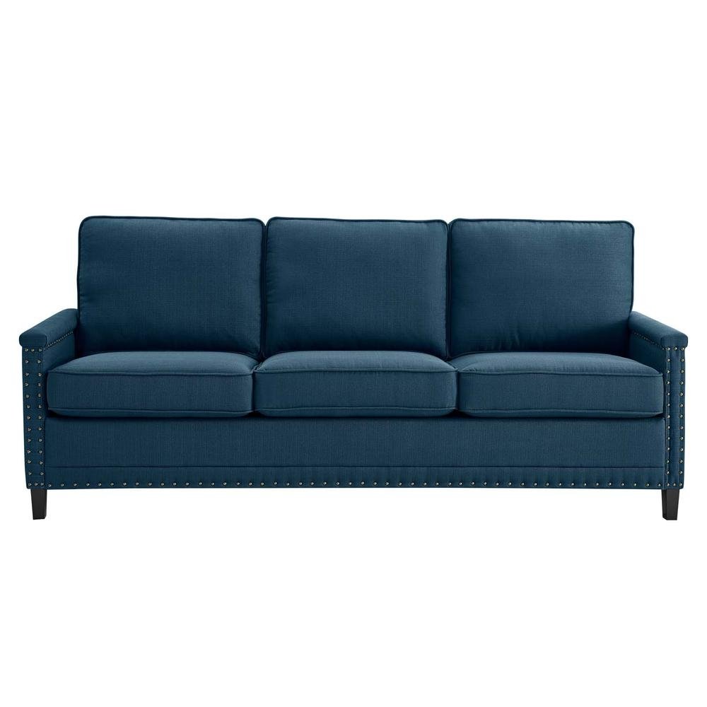 Ashton Upholstered Fabric Sofa - Azure EEI-4982-AZU - The Room Store