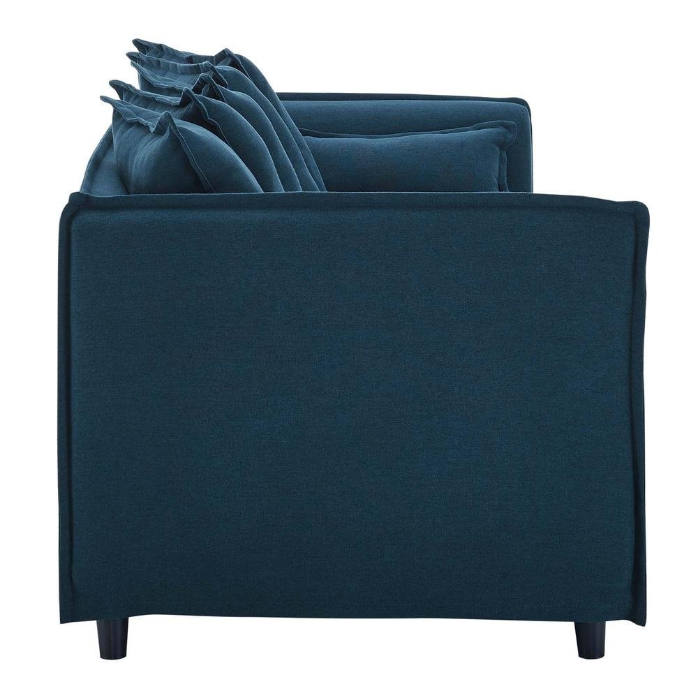 Avalon Slipcover Fabric Sofa - Azure EEI-4449-AZU - The Room Store