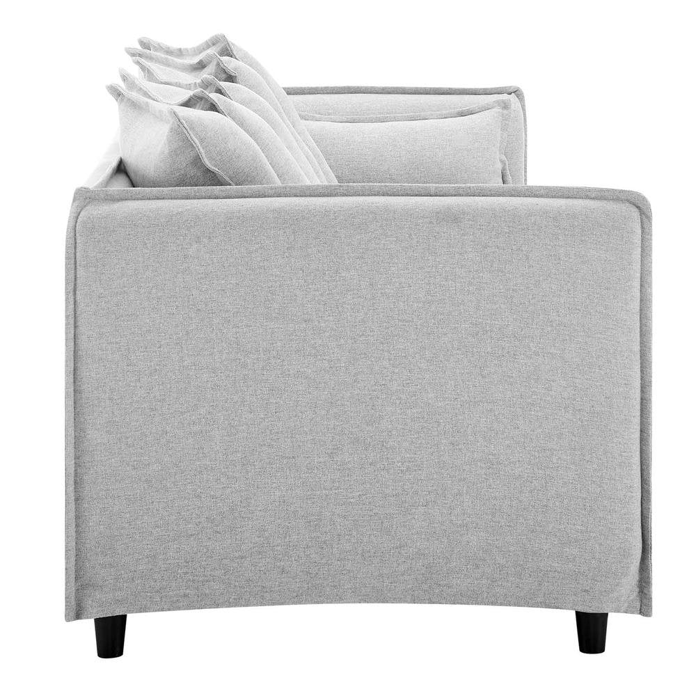 Avalon Slipcover Fabric Sofa - Light Gray EEI-4449-LGR - The Room Store