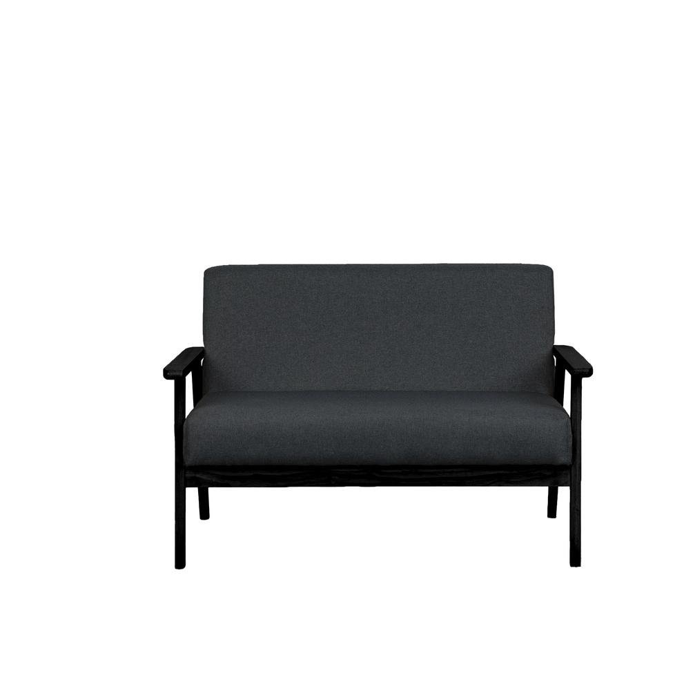 Bahamas Dark Gray Loveseat - The Room Store