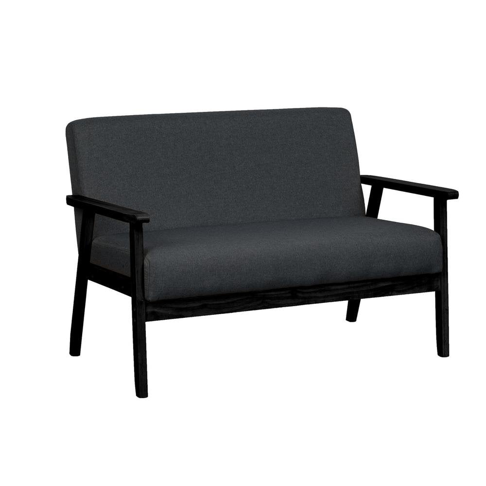 Bahamas Dark Gray Loveseat - The Room Store