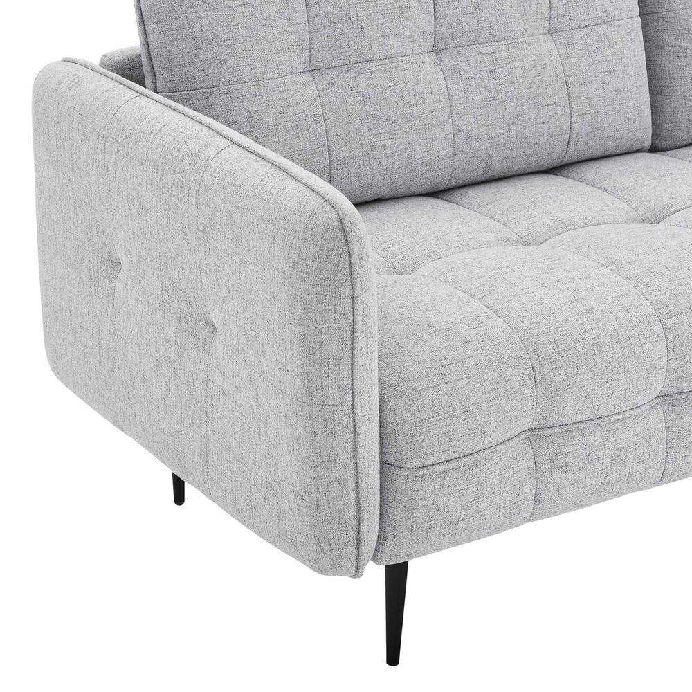 Cameron Tufted Fabric Sofa - Light Gray EEI-4451-LGR - The Room Store