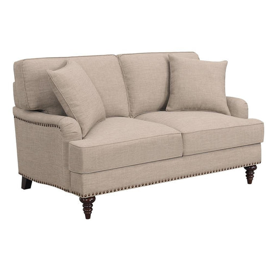 Cassandra Loveseat in Smoke - The Room Store