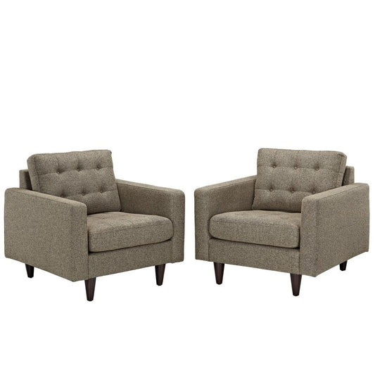 Empress Armchair Upholstered Set of 2 - The Room Store