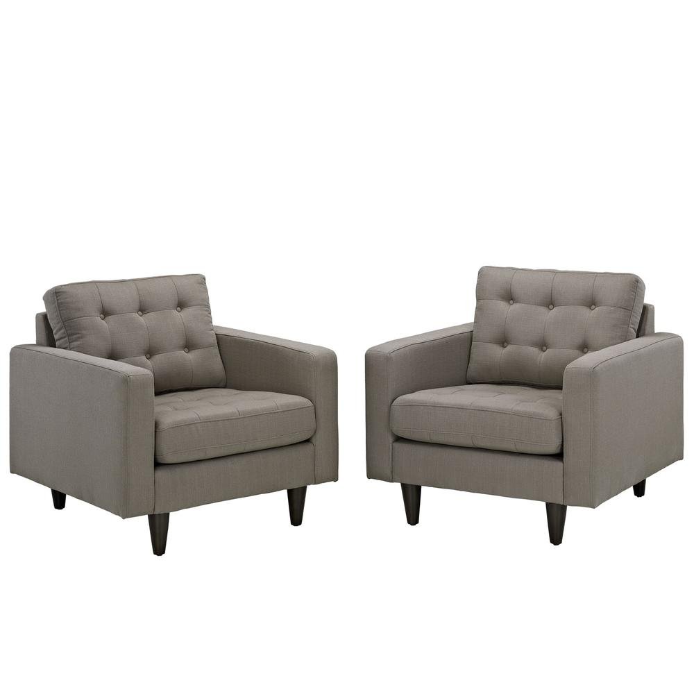 Empress Armchair Upholstered Set of 2 - The Room Store