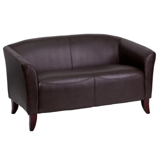 HERCULES Imperial Series Brown LeatherSoft Loveseat - The Room Store