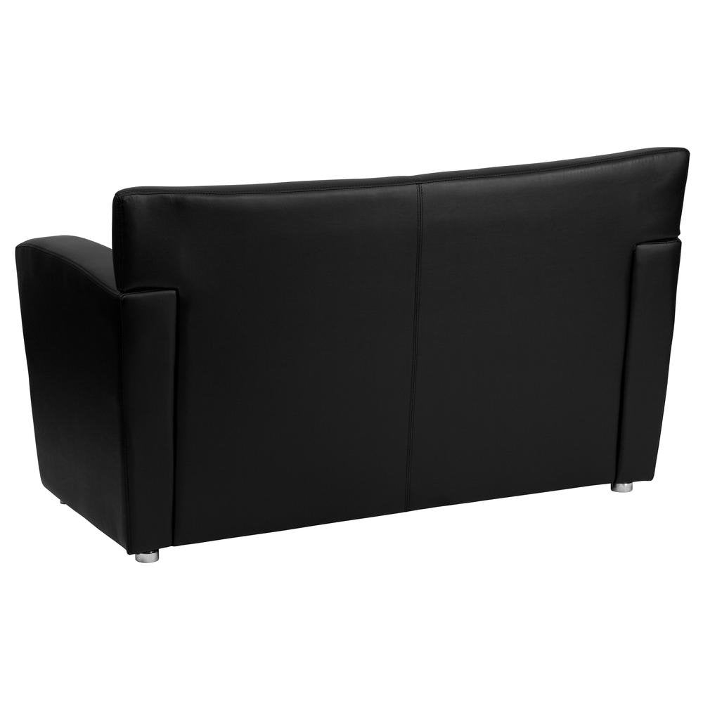 HERCULES Majesty Series Black LeatherSoft Loveseat - The Room Store