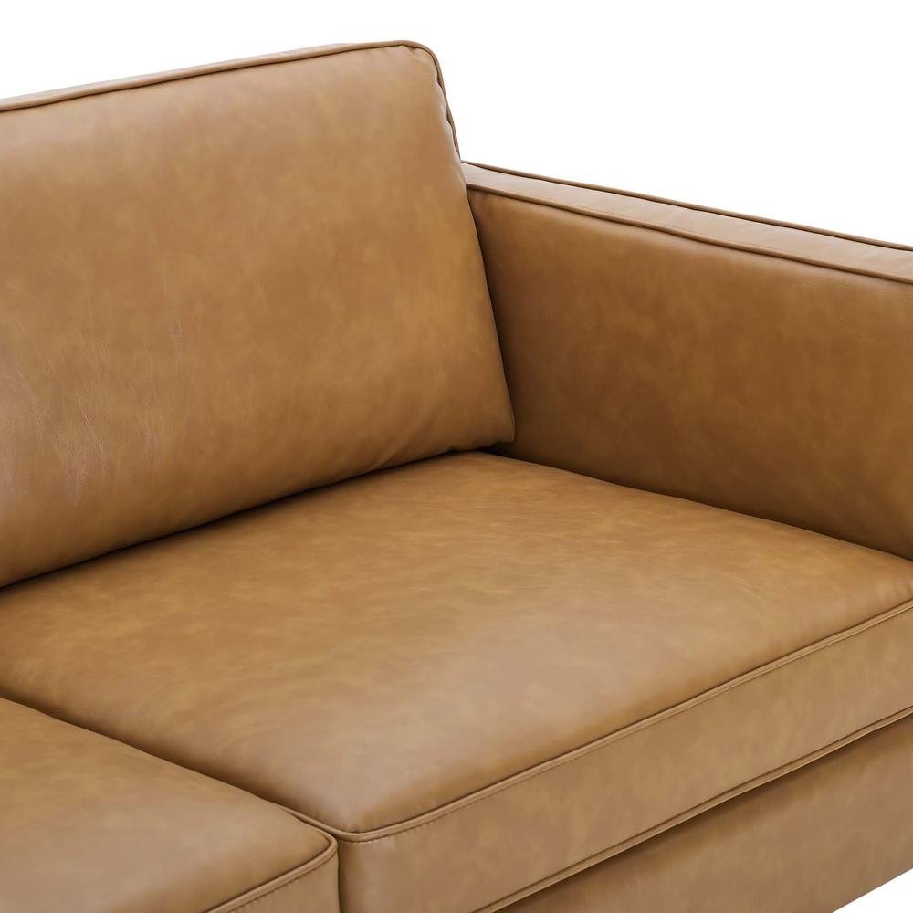 Kaiya Vegan Leather Sofa - Tan EEI-4455-TAN - The Room Store