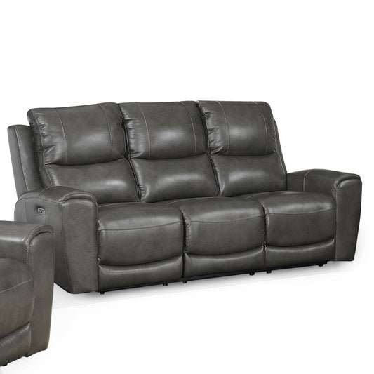 Laurel Power Reclining Sofa - Grey - The Room Store